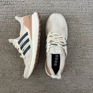 Pink and Gray Adidas UltraBoosts